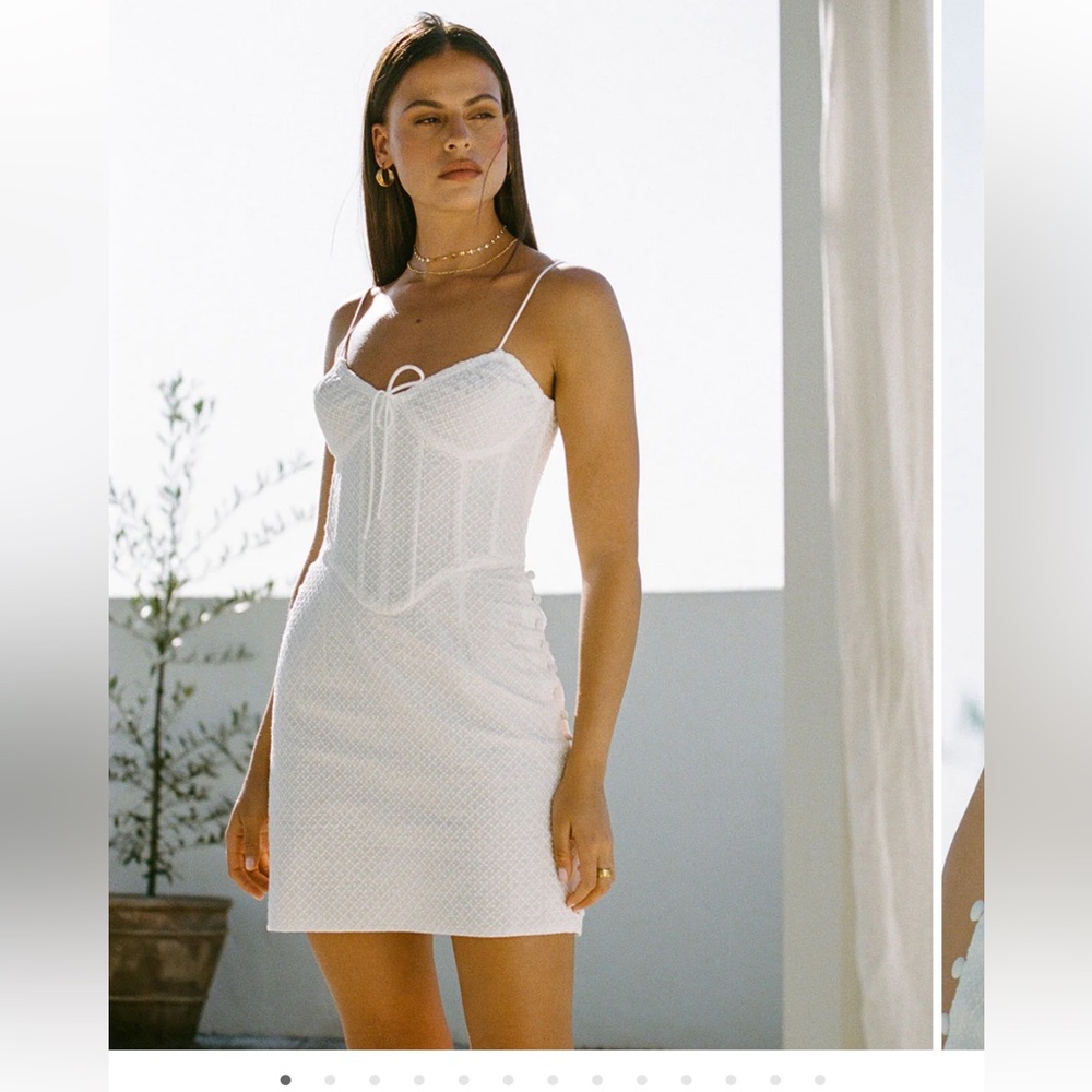 Sabo Skirt Kiama White Mini Dress